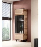 RANDOM W-1 DISPLAY CABINET, COLOR: WOTAN OAK/BLACK order